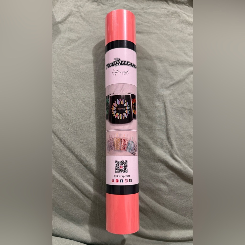 Teckwrap Craft Vinyl - Color: Matte Salmon